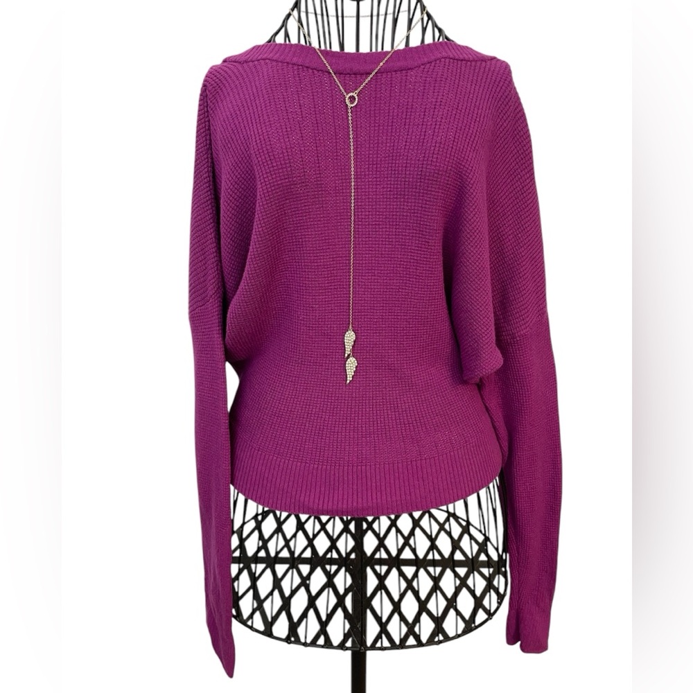 2 way purple top size S